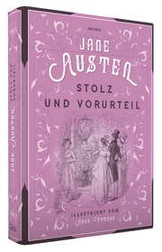 Jane Austen, Stolz und Vorurteil. Illustrierte Schmuckausgabe mit Goldprägung - Abbildung 1