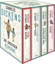 Dickens, Charles: Die großen Romane (4 Bände im Schuber: Oliver Twist; David Copperfield; Eine Geschichte zweier Städte; Große Erwartungen)