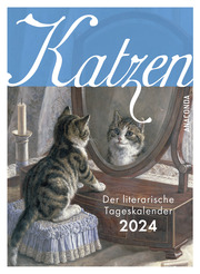 Katzen - Der literarische Tageskalender 2024 - Cover