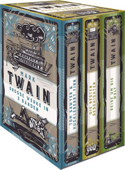 Mark Twain, Grosse Werke in 3 Bänden im Schmuck-Schuber - Cover
