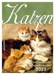 Katzen. Der literarische Tageskalender 2025 - Cover
