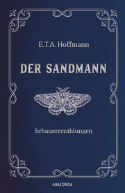 Der Sandmann. Schauererzählungen. In Cabra-Leder gebunden. Mit Silberprägung - Cover