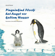 Pinguinkind Flocki hat Angst vor kaltem Wasser