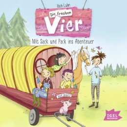 Die frechen Vier - Mit Sack und Pack ins Abenteuer - Cover