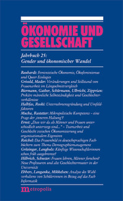 Ökonomie und Gesellschaft - Gender und ökonomischer Wandel - Cover