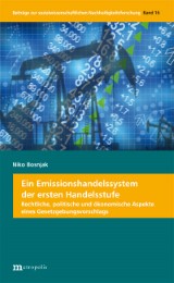 Ein Emissionshandelssystem der ersten Handelsstufe - Cover