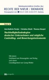 Nachhaltigkeitsstrategien deutscher Unternehmen und mögliche Controlling- und Be - Cover