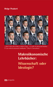 Makroökonomische Lehrbücher: Wissenschaft oder Ideologie - Cover