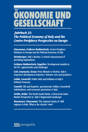 The Political Economy of Italy and the Centre-Periphery Perspective on Europe - Cover