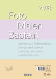 Foto-Malen-Basteln Bastelkalender A4 Pastell 2018