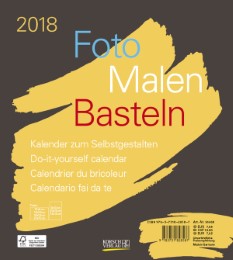 Foto-Malen-Basteln Bastelkalender braun 2018