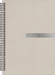Notizbloch Soft Touch taupe