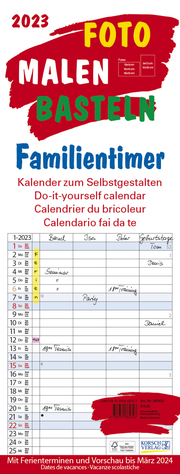 Foto-Malen-Basteln Familientimer 2023 - Cover