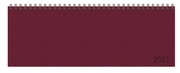 Tischquerkalender Professional Premium rot 2023