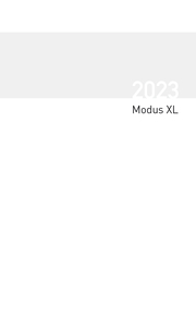 Taschenkalender Modus XL geheftet Einlage 2023 - Cover