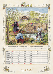 Bauernkalender 2024 - Illustrationen 4