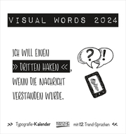 Visual Words Black 2024