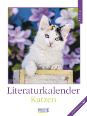 Literaturkalender Katzen 2024 - Cover