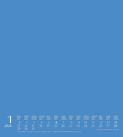 Foto-Malen-Basteln Bastelkalender blau 2024 - Abbildung 1