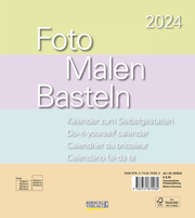 Foto-Malen-Basteln Bastelkalender Pastell 2024