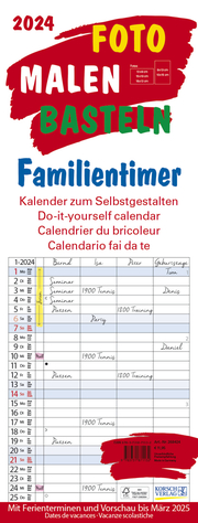 Foto-Malen-Basteln Familientimer 2024 - Cover