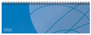 Tischquerkalender Professional Colourlux blau 2024 - Cover