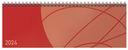 Tischquerkalender Professional Colourlux rot 2024 - Cover