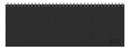 Tischquerkalender Professional Premium schwarz 2024