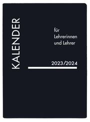 Lehrerkalender PVC schwarz 2023/2024 - Cover