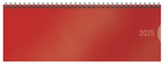 Tischquerkalender Classic Colourlux rot 2025