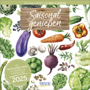 Saisonal genießen - Saisonkalender für Obst und Gemüse 2025 - Cover