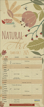 Natural Art Timer für 2 Graspapier 2025