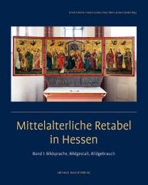 Mittelalterliche Retabel in Hessen - Cover