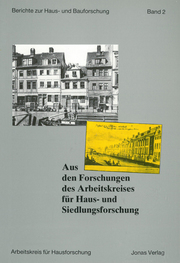 Aus den Forschungen des Arbeitskreises für Haus- und Siedlungsforschung - Cover