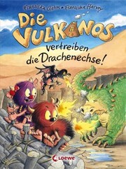 Die Vulkanos vertreiben die Drachenechse! (Band 8) - Cover