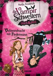 Die Vampirschwestern black & pink (Band 2) - Vollmondnacht mit Fledermaus - Cover