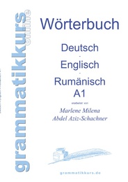 Wörterbuch Deutsch/Englisch/Rumänisch A1