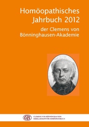 Homöopathisches Jahrbuch 2012