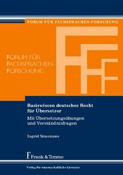 Basiswissen deutsches Recht für Übersetzer