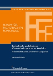 Tschechische und deutsche Wissenschaftssprache im Vergleich
