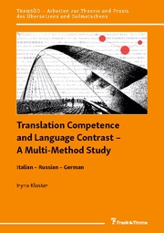 Translation Competence and Language Contrast - A Multi-Method Study - Cover