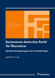 Basiswissen deutsches Recht für Übersetzer