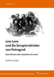 Lew Lunz und die Serapionsbrüder von Petrograd - Cover