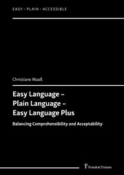 Easy Language - Plain Language - Easy Language Plus - Cover