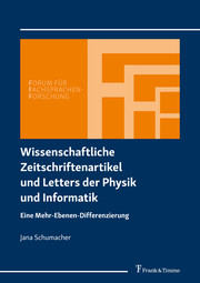 Wissenschaftliche Zeitschriftenartikel und Letters der Physik und Informatik - Cover