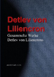 Gesammelte Werke Detlev von Liliencrons - Cover