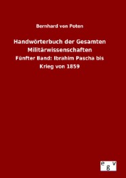 Handwörterbuch der Gesamten Militärwissenschaften - Cover