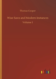 Wise Saws and Modern Instances - Cover