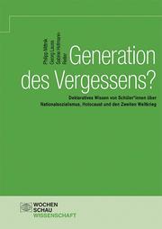 Generation des Vergessens? - Cover