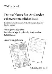Deutschkurs für Ausländer auf muttersprachlicher Basis - Anleitungsbuch - Cover